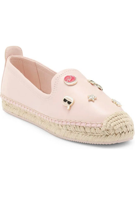Karl Lagerfeld Paris Women's Michaela Macaron Espadrille Flat
