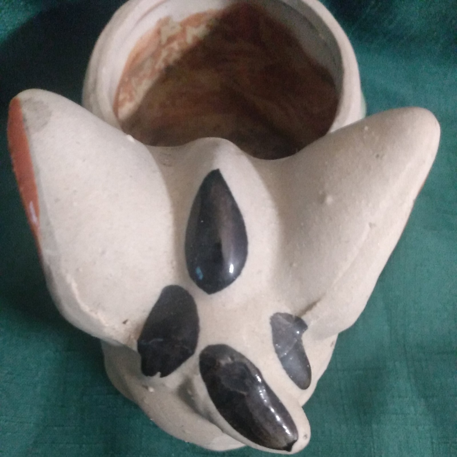 Kitchey Stoneware Donkey Planter Comic and Cute!
