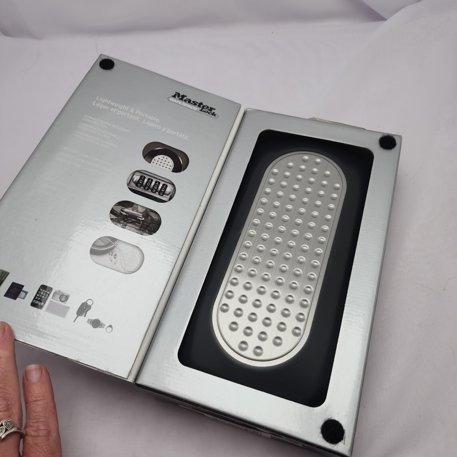 MasterLock SafeSpace Portable Safe New in Box