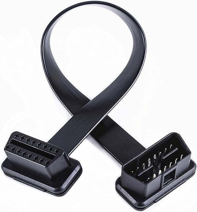 4 Lot Diageng OBD-RIB-01 Male to Female 16 Pin Extension Cable Adapter(30cm/12)