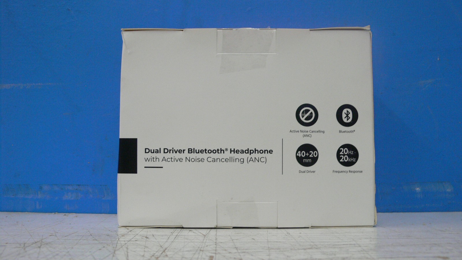 Monoprice Dual Driver Bluetooth Headphone Active Noise Canceling USB-C Charging