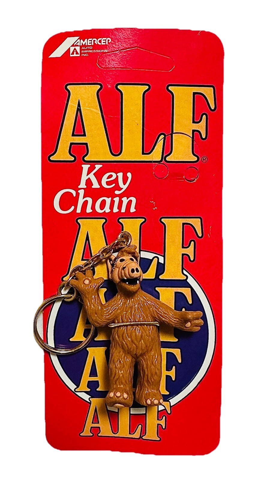 VINTAGE 1987 ALF KEY CHAIN MADE BY AMERICEP INCORPORATED