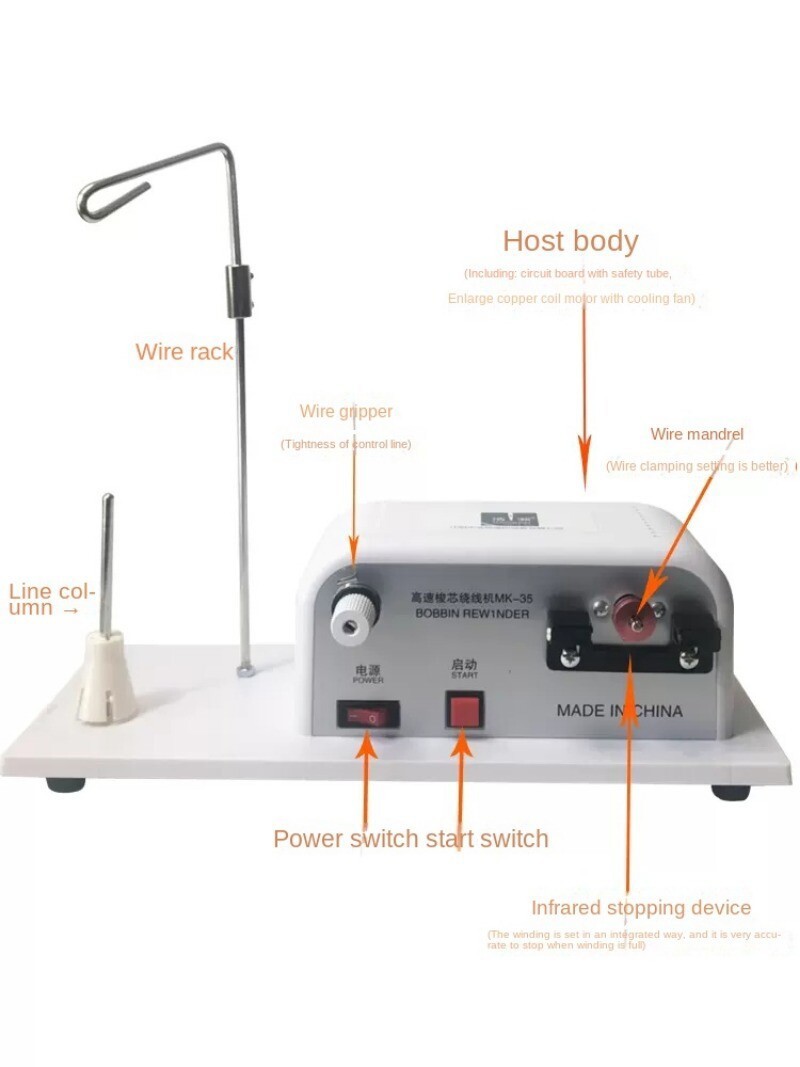 MK-35 Template Machine Winding Machine Sewing Thread Spindle Winding Machine