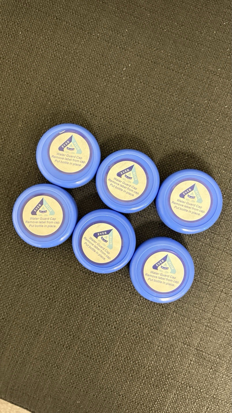 55mm Snap-on Anti-Splash Caps Safe Guard for Water Bottle Dispenser Cooler 6pk