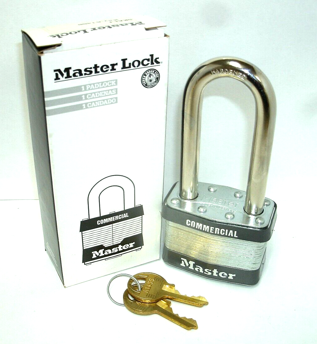 Master #5, 5KALJ-Laminated Padlock-3/8" Shackle-NEW!