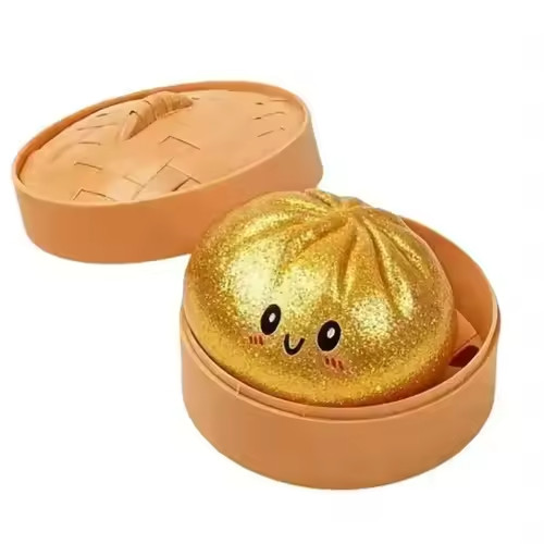 Mystery Squishy Bun Dumpling RARE GLITTER Limited Edition