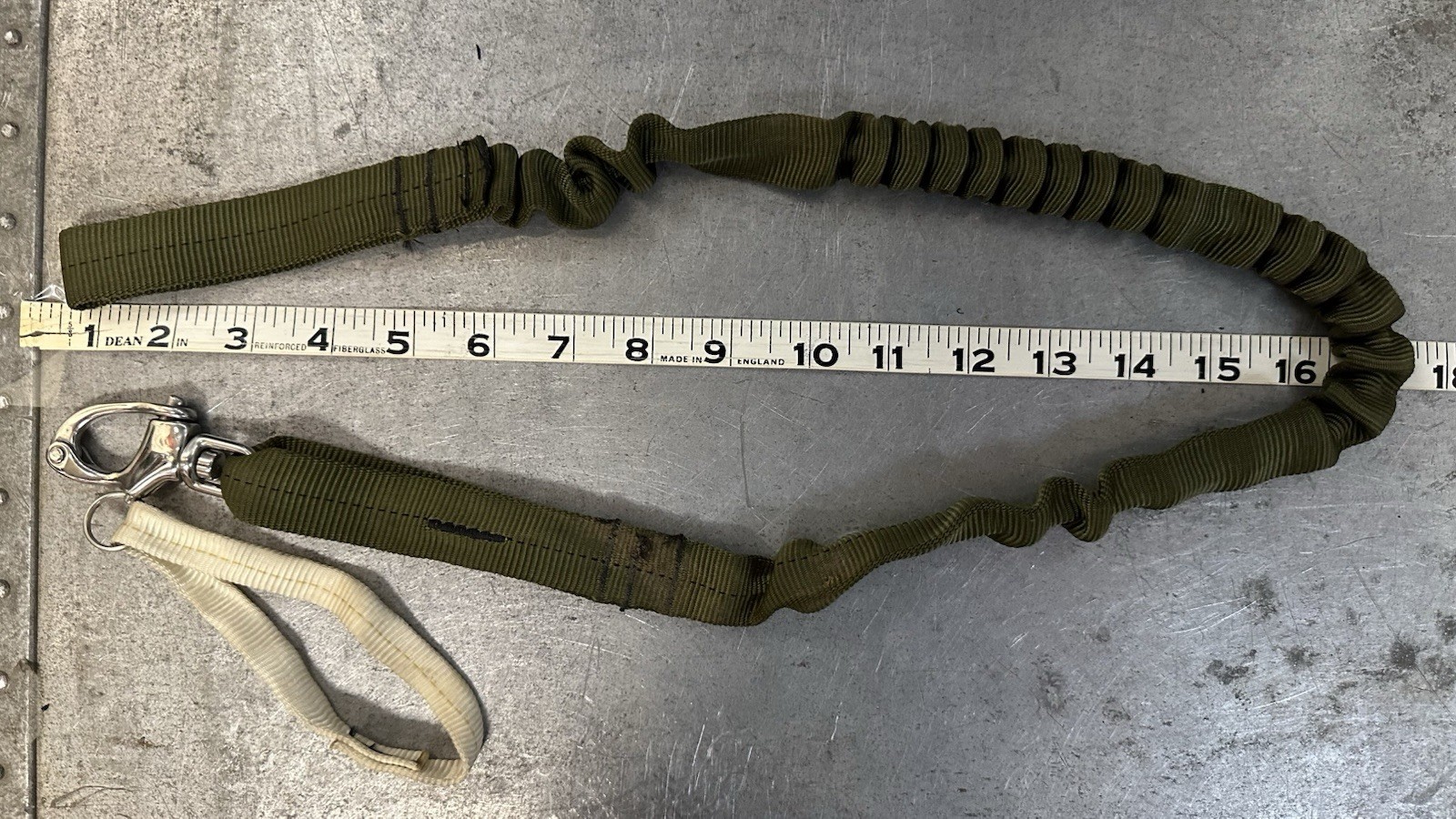 Tactical Assault Gear Personal Retention Lanyard Carabiner SOF Green RONSTAN