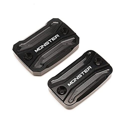 MOWOK Motorcycle Front Brake Cylinder Fluid Reservoir Cover For Ducati Black