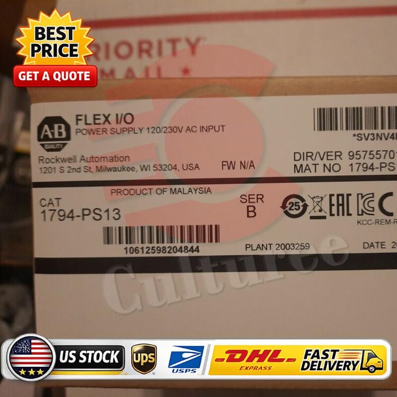 2022 Newest AB 1794-PS13 Power Supply Module In Box In Stock US Free Tax