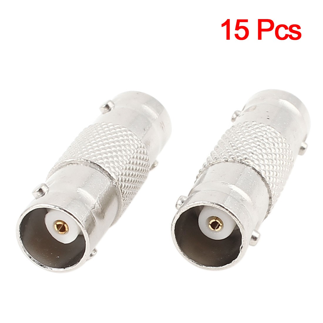 15 Pieces BNC Female to Female Jack Video Straight Connector Adapter