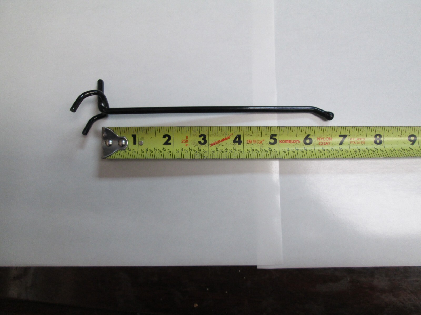 Trion MB6 Black Wire Peg Hooks - 6"L