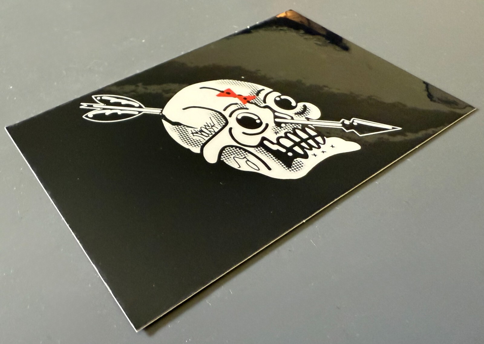 Unkwn8 "Arrow Skull" Sticker