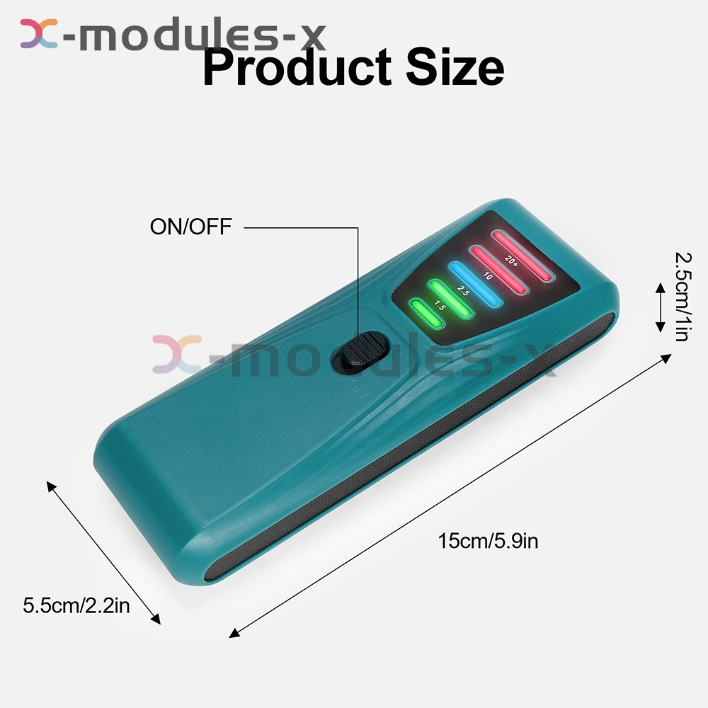 LED EMF Meter Electromagnetic Field Radiation Detector Geiger Counter