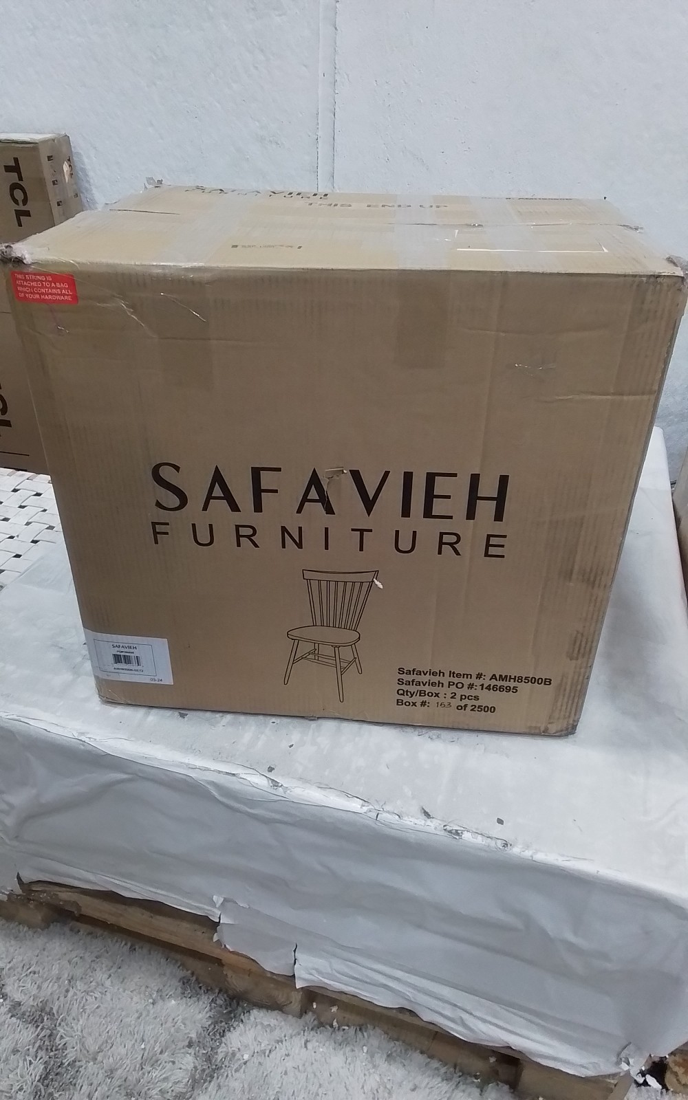 Safavieh PARKER SPINDEL SIDE CHAIR, Reduced Price 2172762868 AMH8500B