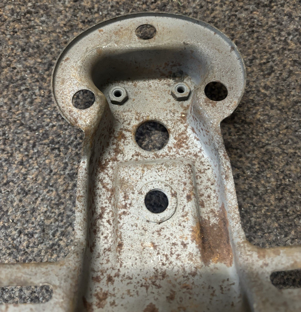 Kawasaki KH250 Rear Light And Number Plate Bracket Mount