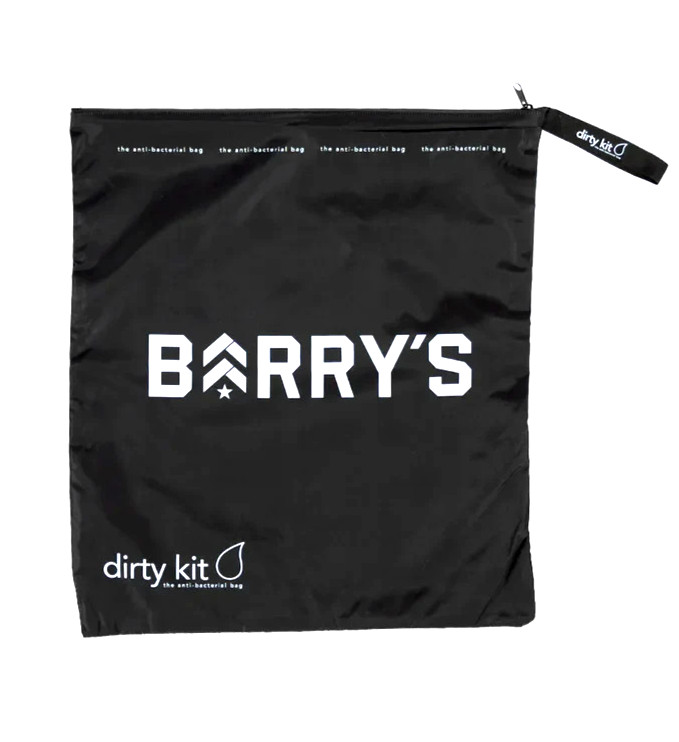 NWOT Barry’s Bootcamp Dirty Kit Antibacterial Laundry Bag Large Gym Travel Zip