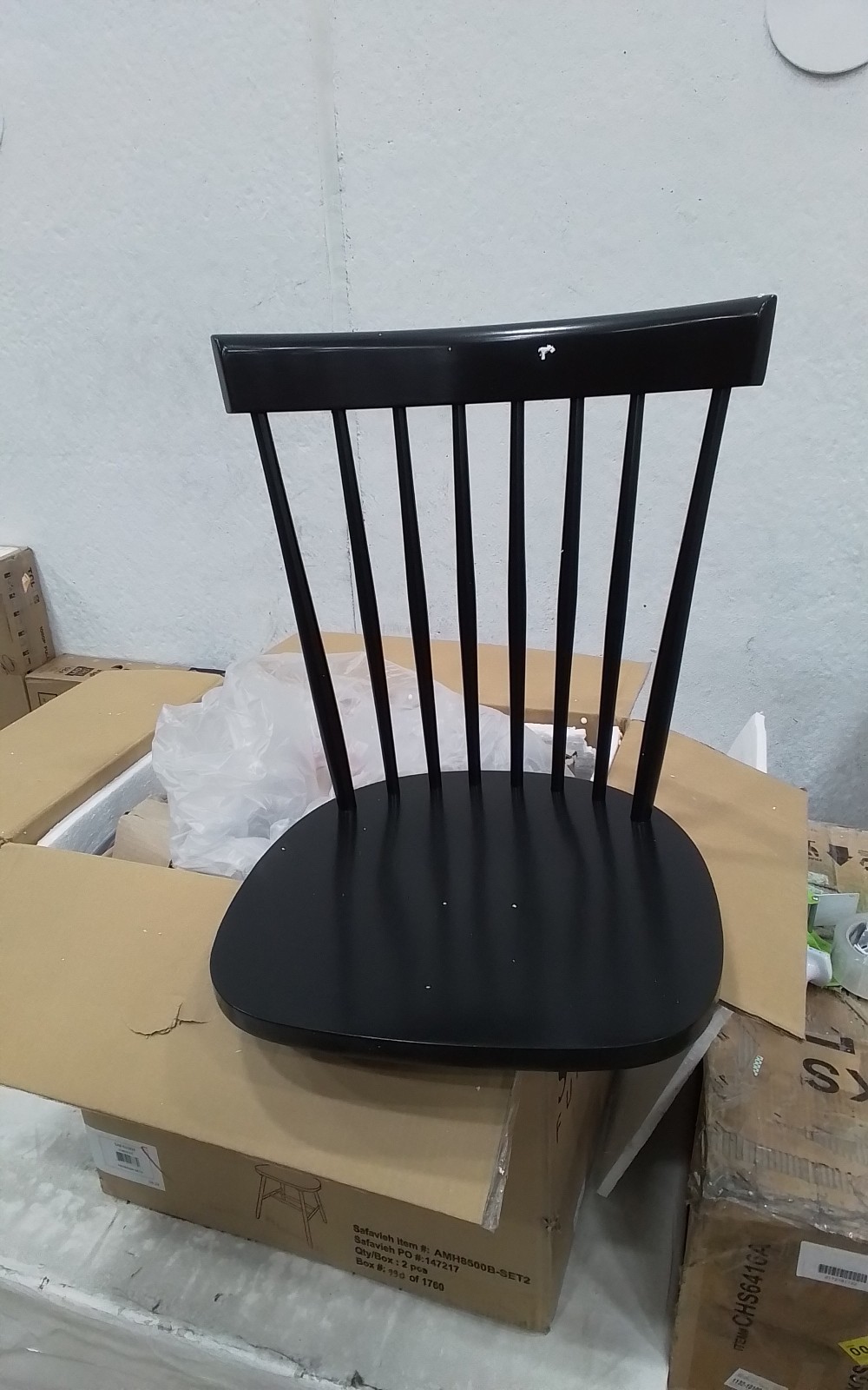 Safavieh PARKER SPINDEL SIDE CHAIR, Reduced Price 2172768313 AMH8500B-SET2