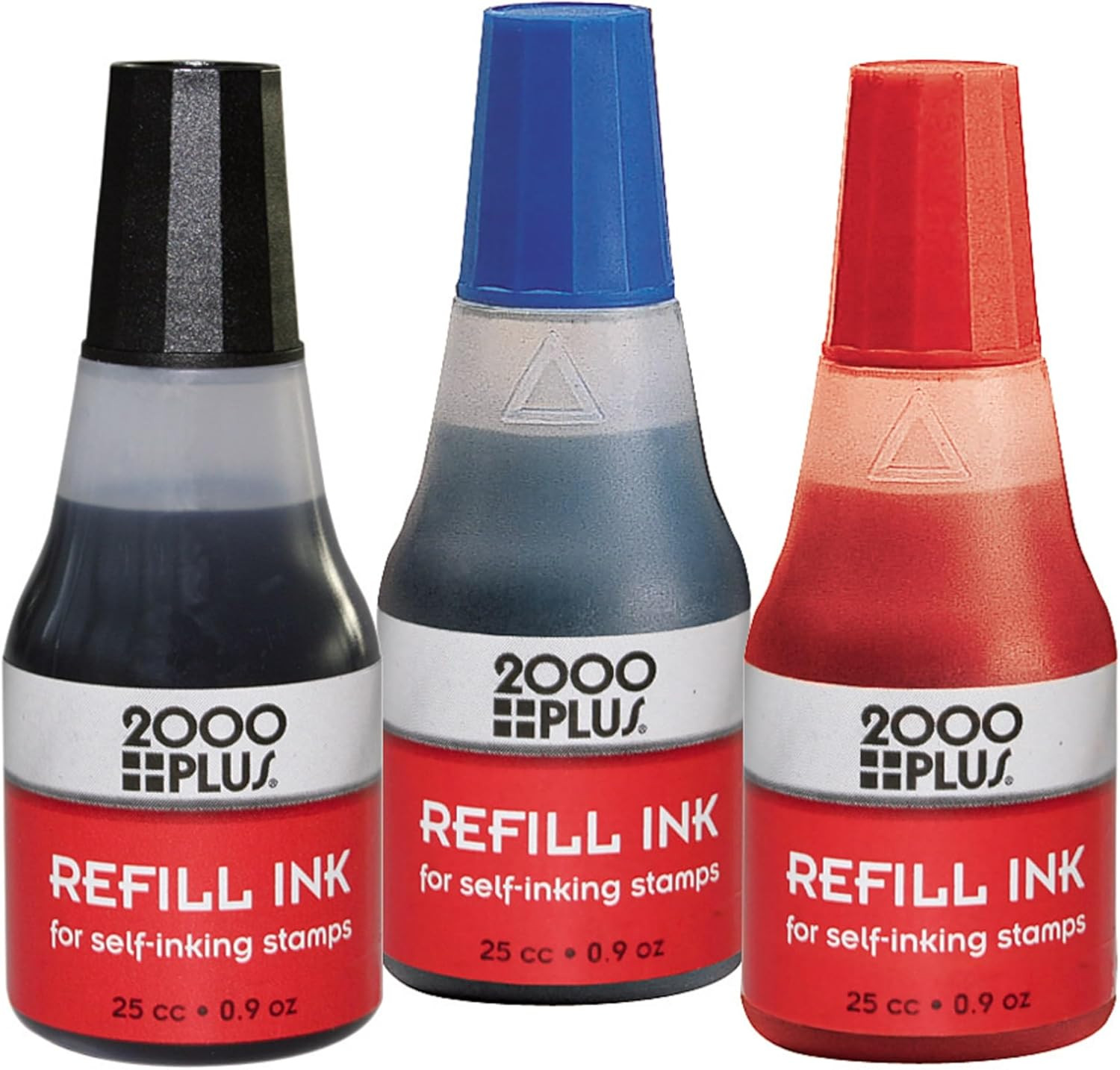 2000PLUS 0.9 fl oz Blue Liquid Ink Refill for Self-Inking Stamps and Pads