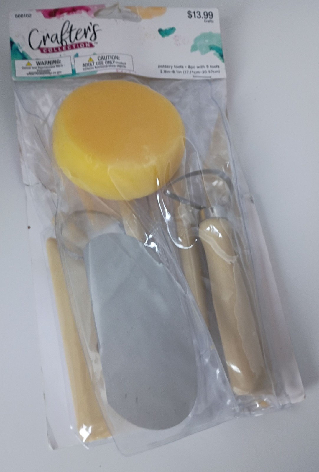 Crafter's Collection 8-piece pottery tool set