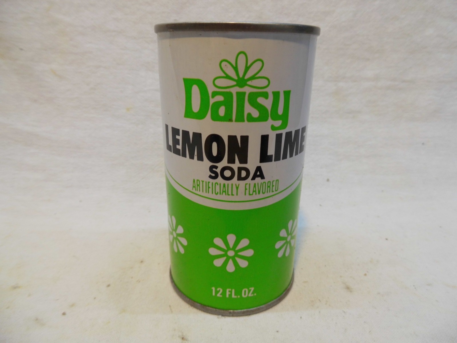 DAISY LEMON LIME S/S FLAT TOP SODA CAN~KOHL COMP., MIWAUKEE, WIS 53222