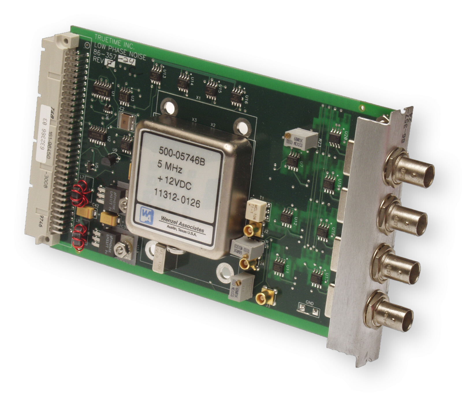TrueTime Symmetricom XL-DC 86-357-24 Quad 10MHz Card Low Phase Noise BNC Output