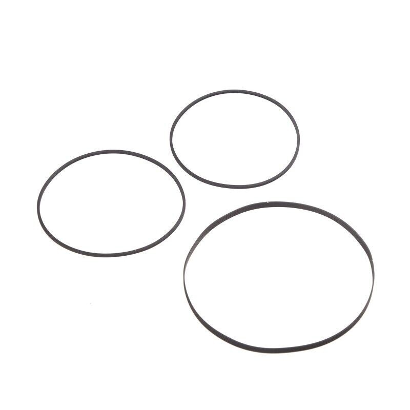 3x Replacement Turntable Belt Rubber Drive for Sharp GF-9191 GF-9292 GF-9494