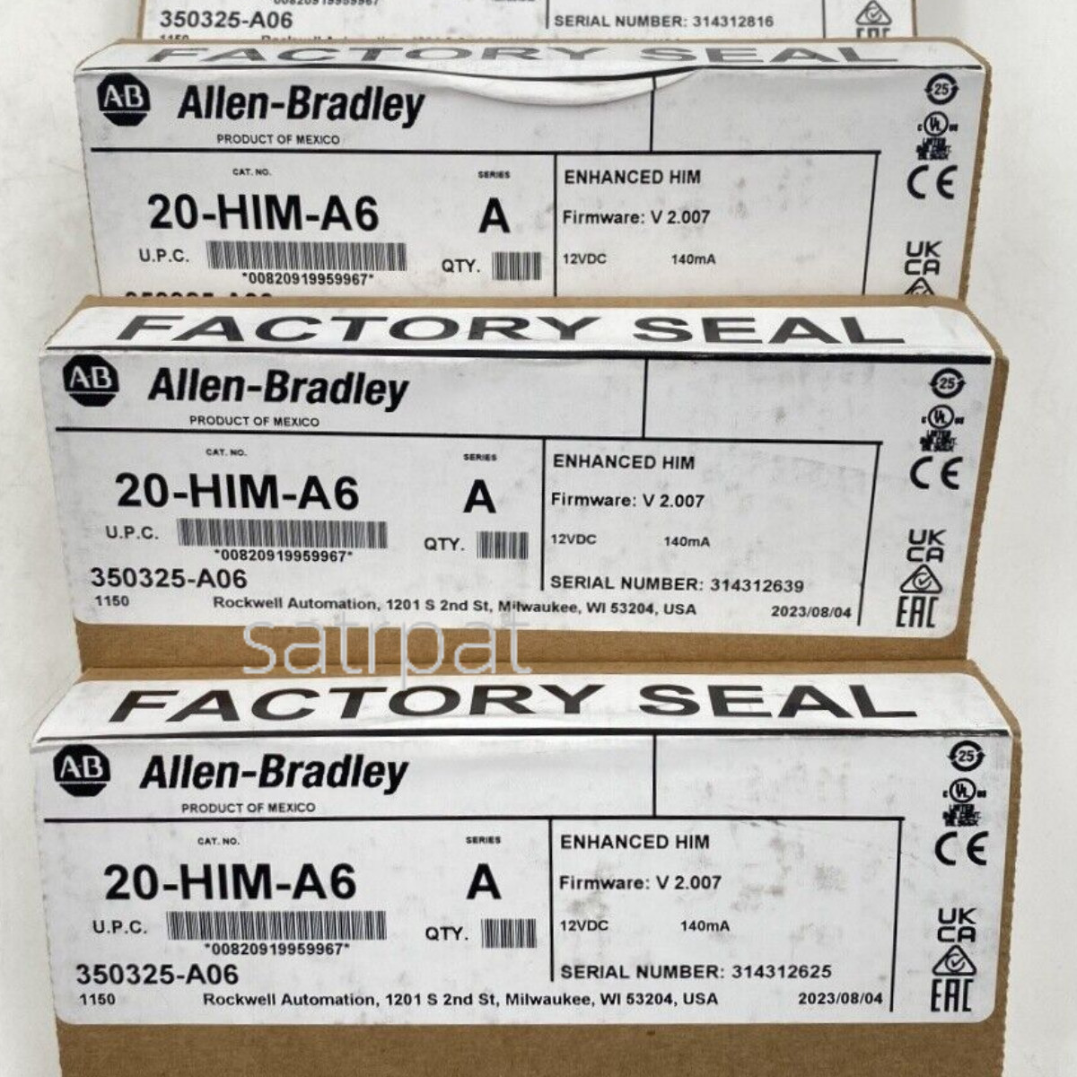 20-HIM-A6 AB Allen-Bradley 20HIMA6 SER A Powerflex Module New Sealed 2023