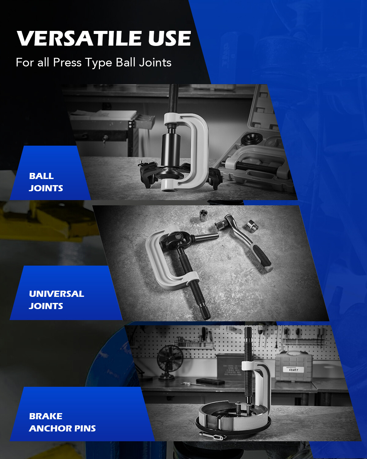 OMT Ball Joint Press Kit 23pc Ball Joint Removal Tool Kit Auto Service Tools