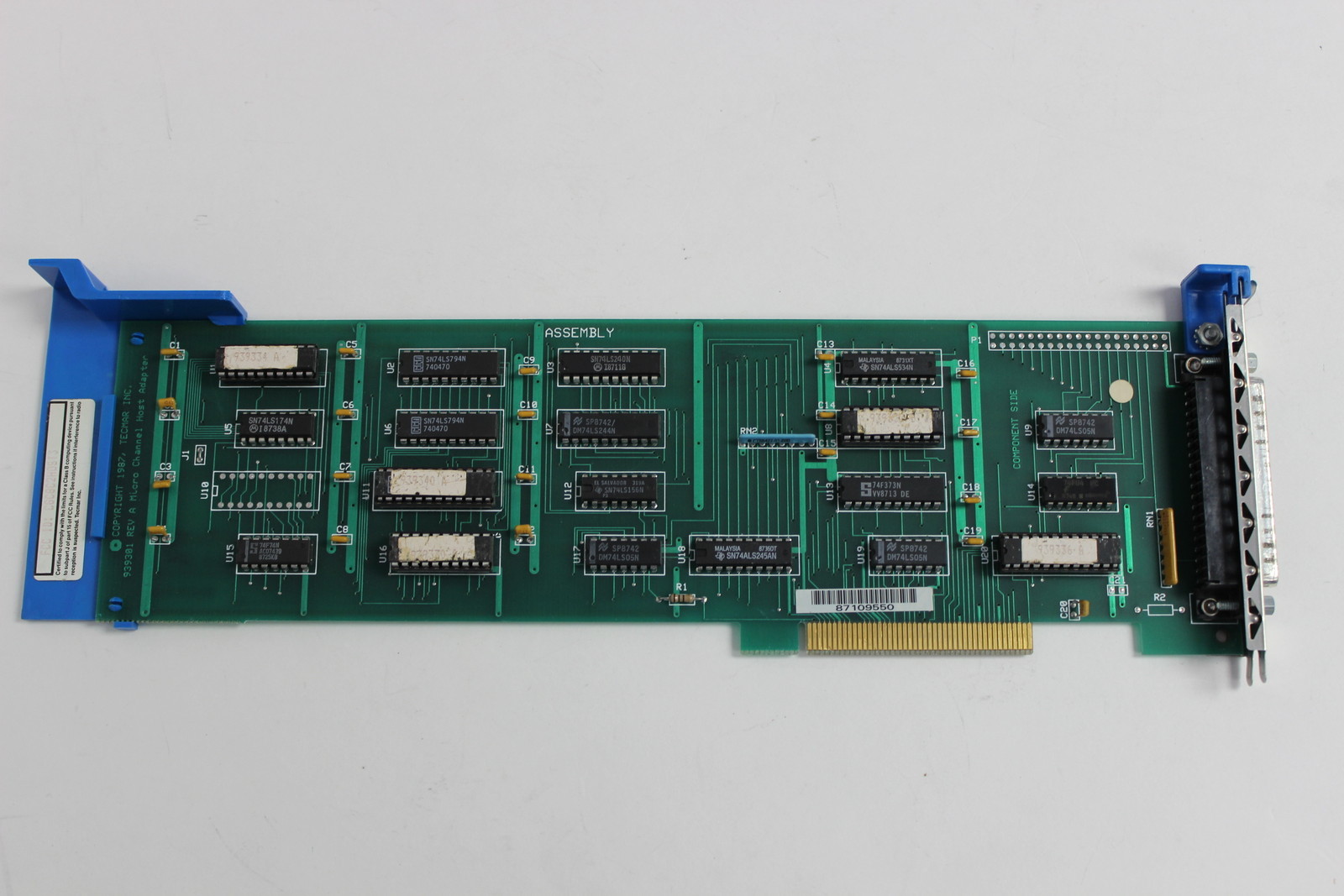 TECMAR 939301  MCA MICRO CHANNEL QIC HOST ADAPTER WITH WARRANTY