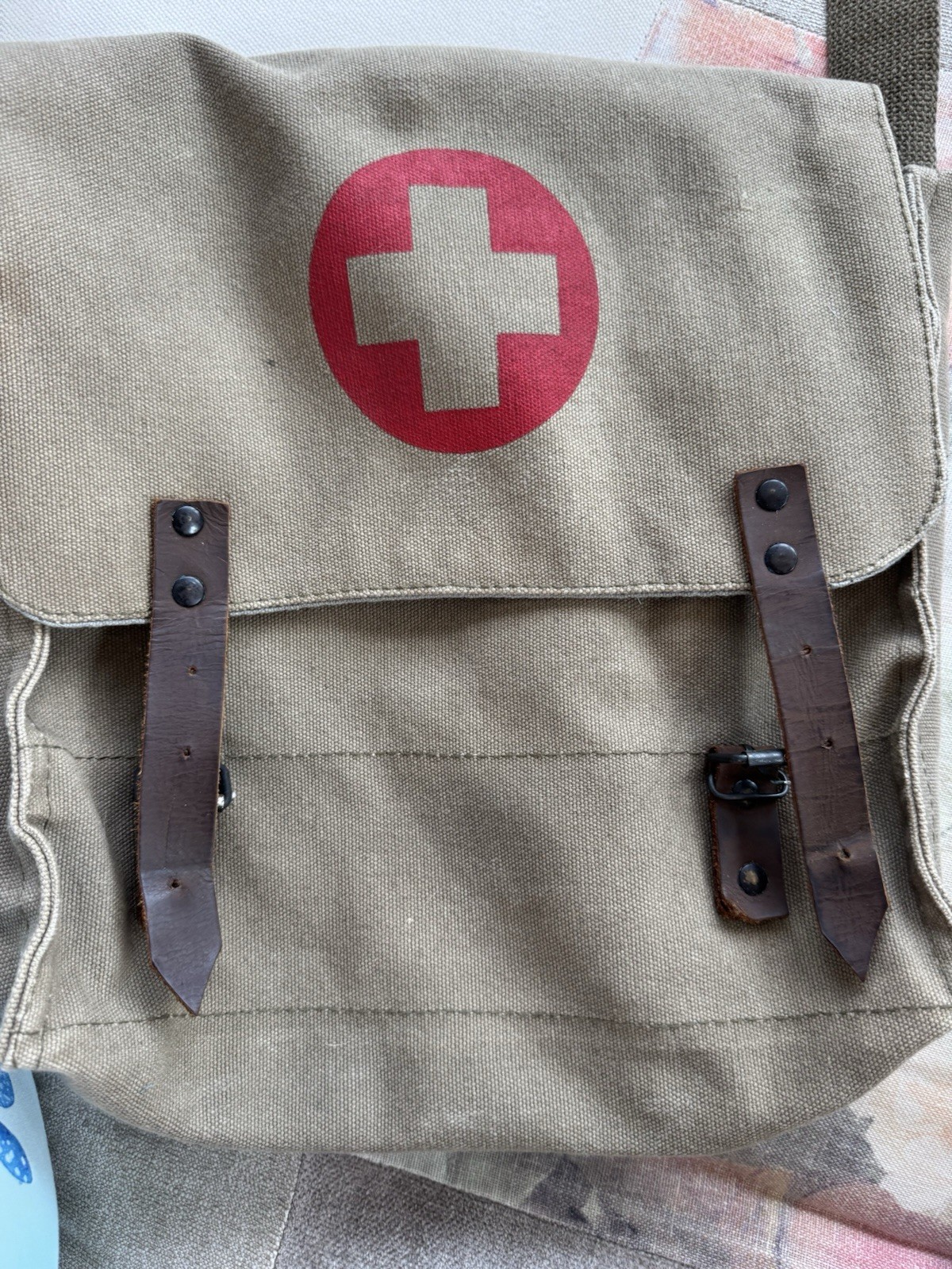 Rothco Military Medic Shoulder Strap Bag Green Red Cross