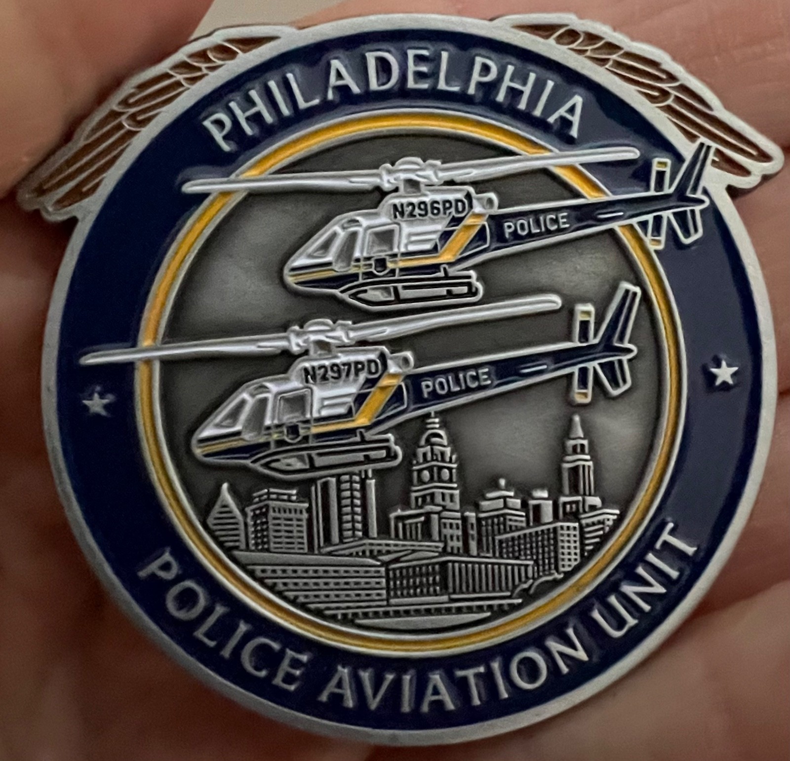 Philadelphia Police Aviation Unit - 250th Anniversary USA Coin