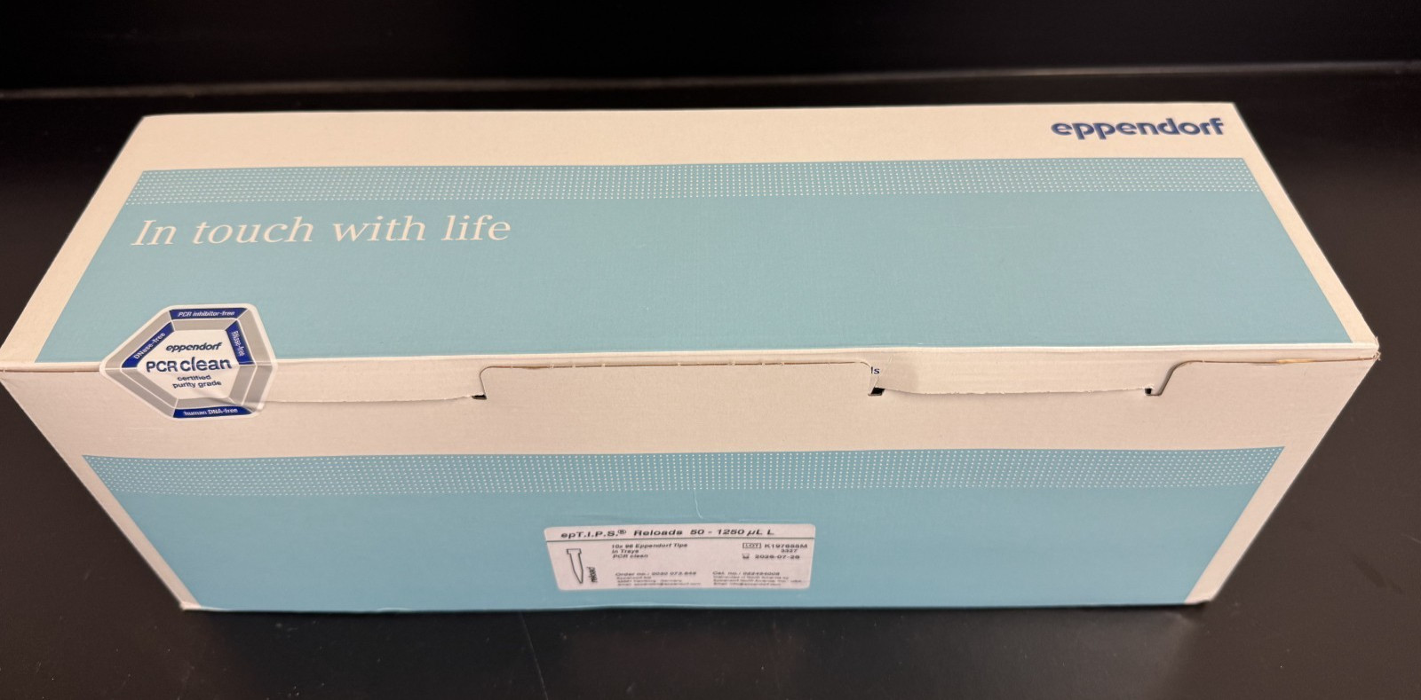 Eppendorf 022494006 epT.I.P.S. Reloads 50–1250 µL 10x96 Tips in Tray – Sealed!
