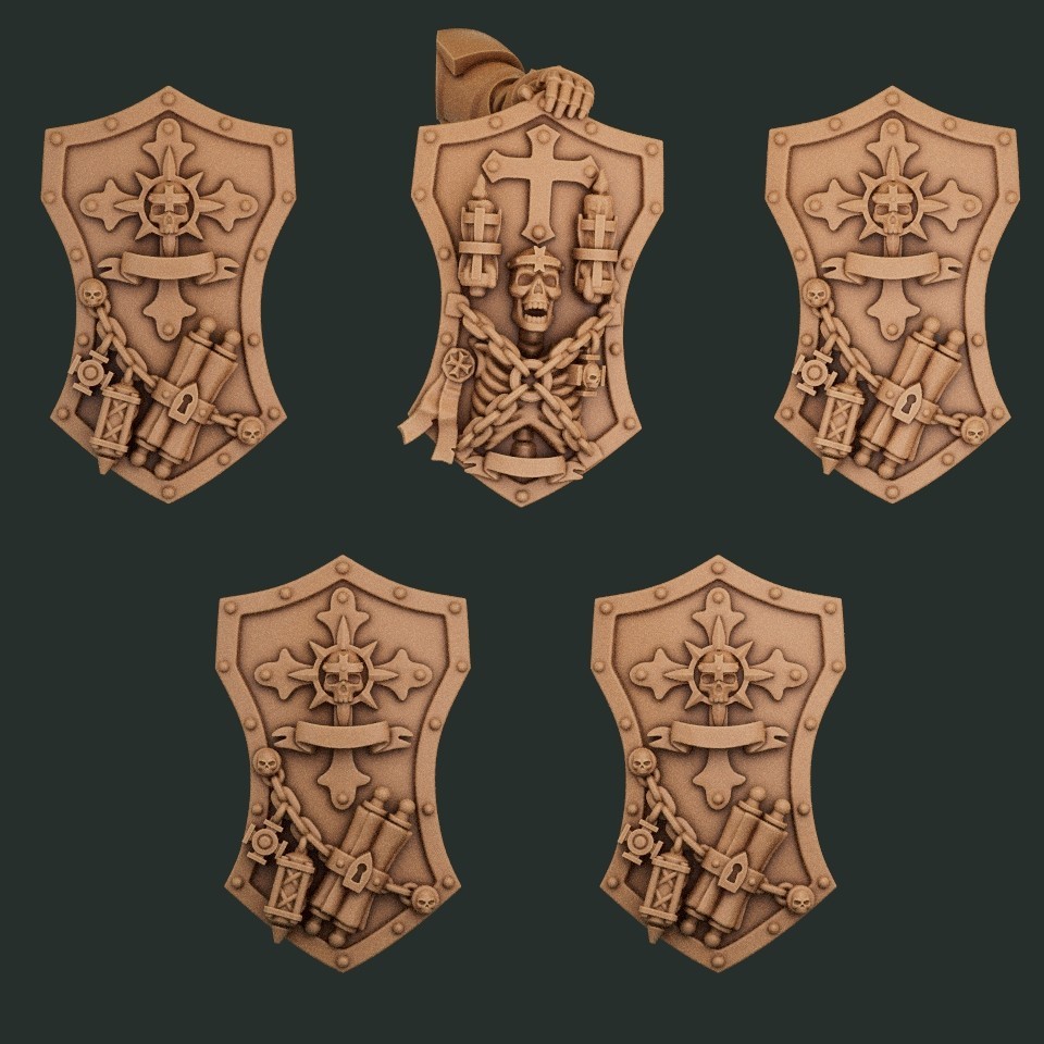 5-10x Templar Crusader Gothic Terminator Shields