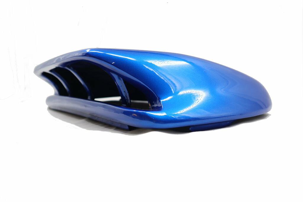FRP BLUE 02C BONNET HOOD SCOOP FOR~97~98~99~00 SUBARU IMPREZA GC GC8 WRX STI