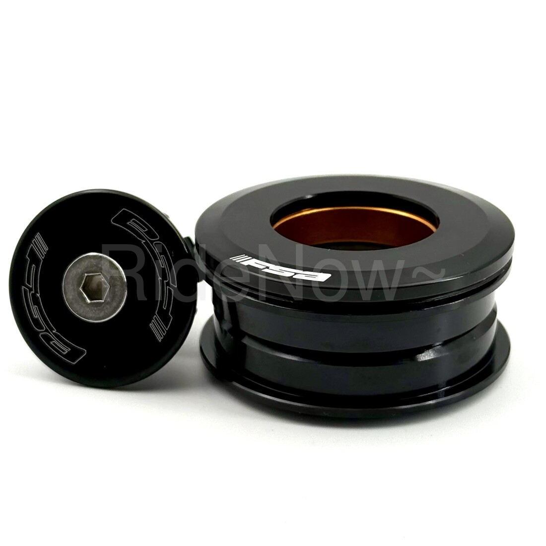 FSA Orbit Z 1.5R ZS Reducer Headset 1.5 to 1-1/8" Steerer, ID 50mm, w/Top cap