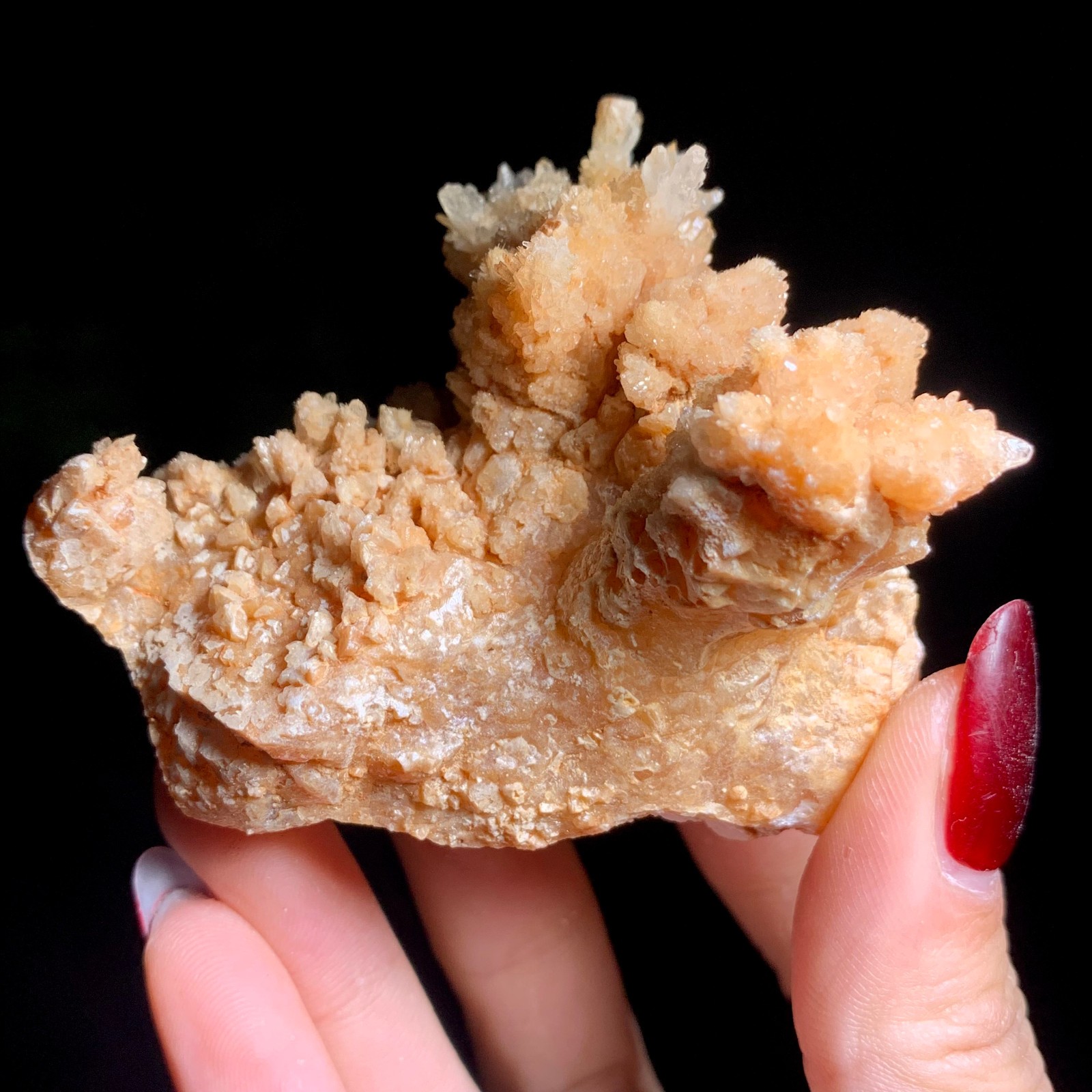 120G Specia Natural Beautiful Plaster Flower Mineral Specimen/Gift