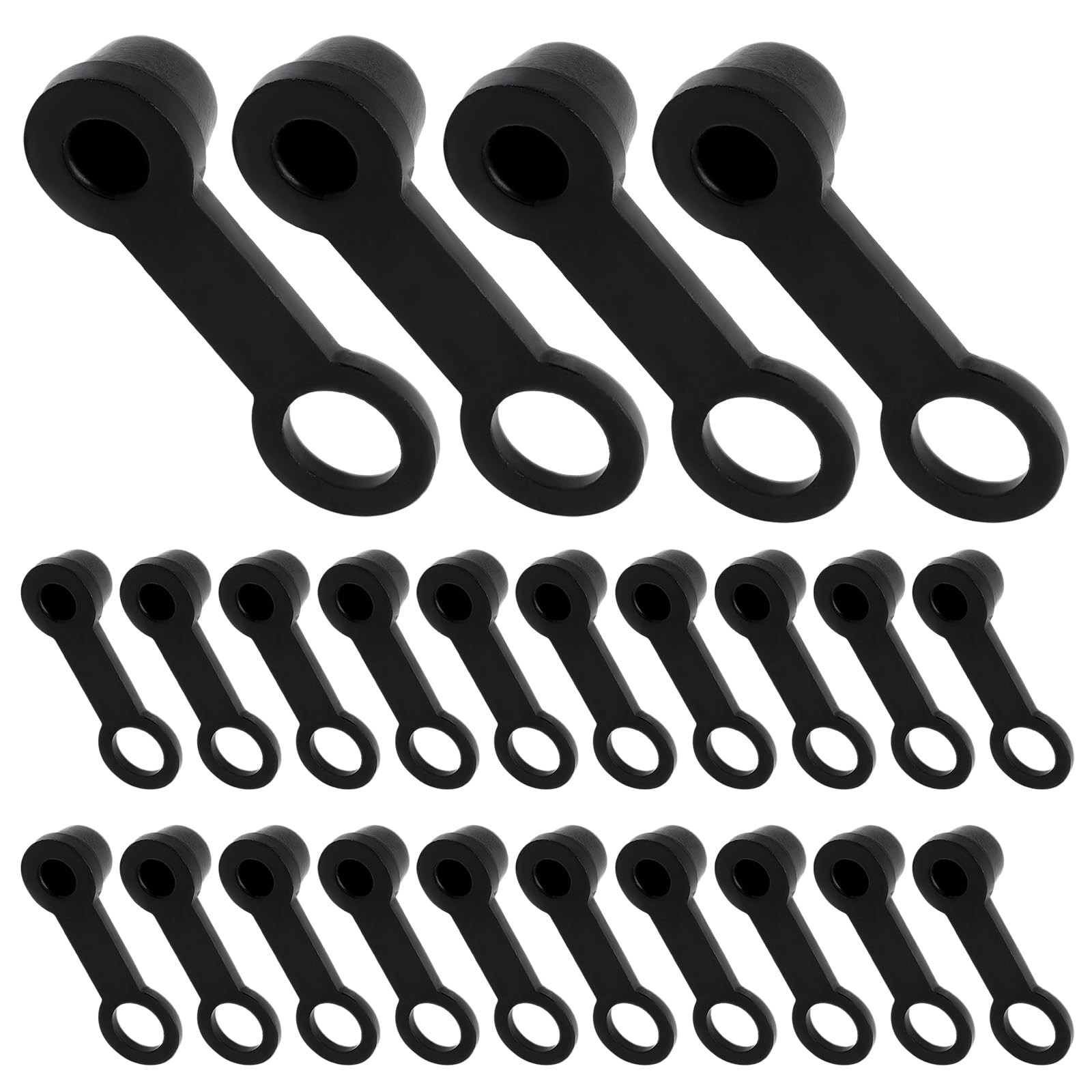 Pxobiug 24 PCS Car Brake Bleeder Screw Caps, Dustproof Rubber Auto 24