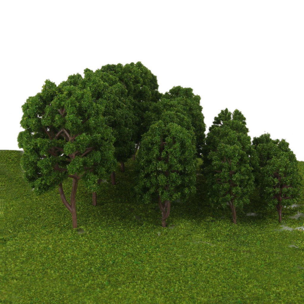 20 Train Layout Model Tree 1:75 HO For Diorama Scenery