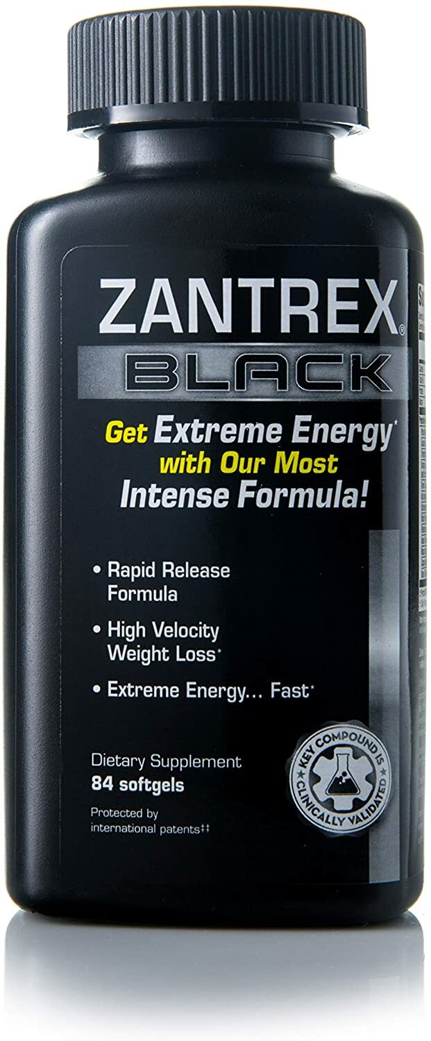 Zantrex Black, Rapid Release Weight Loss Formula, 84 Softgels