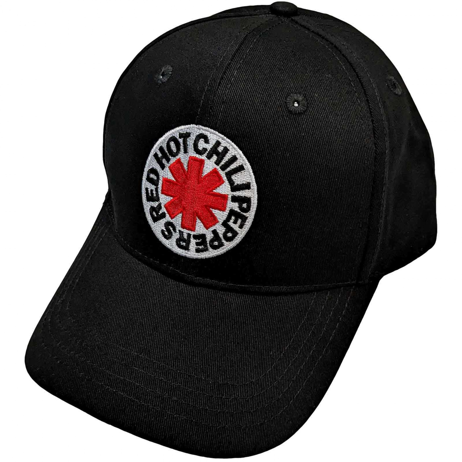 Red Hot Chili Peppers Embroidered Logo Black Colorway Adjustable Snapback Hat B