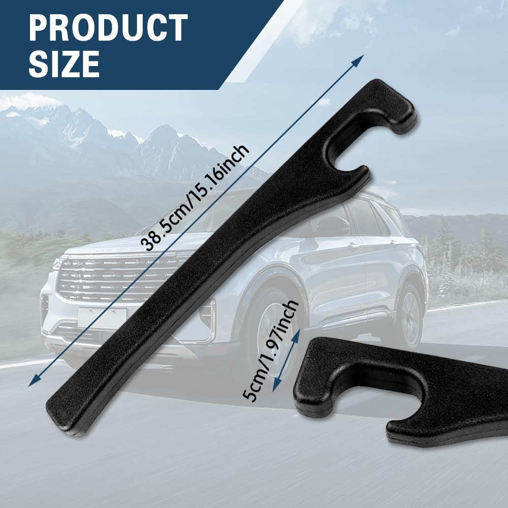 2 Pack Leather Car Seat Gap Filler Universal Fit for Cars Trucks SUVs