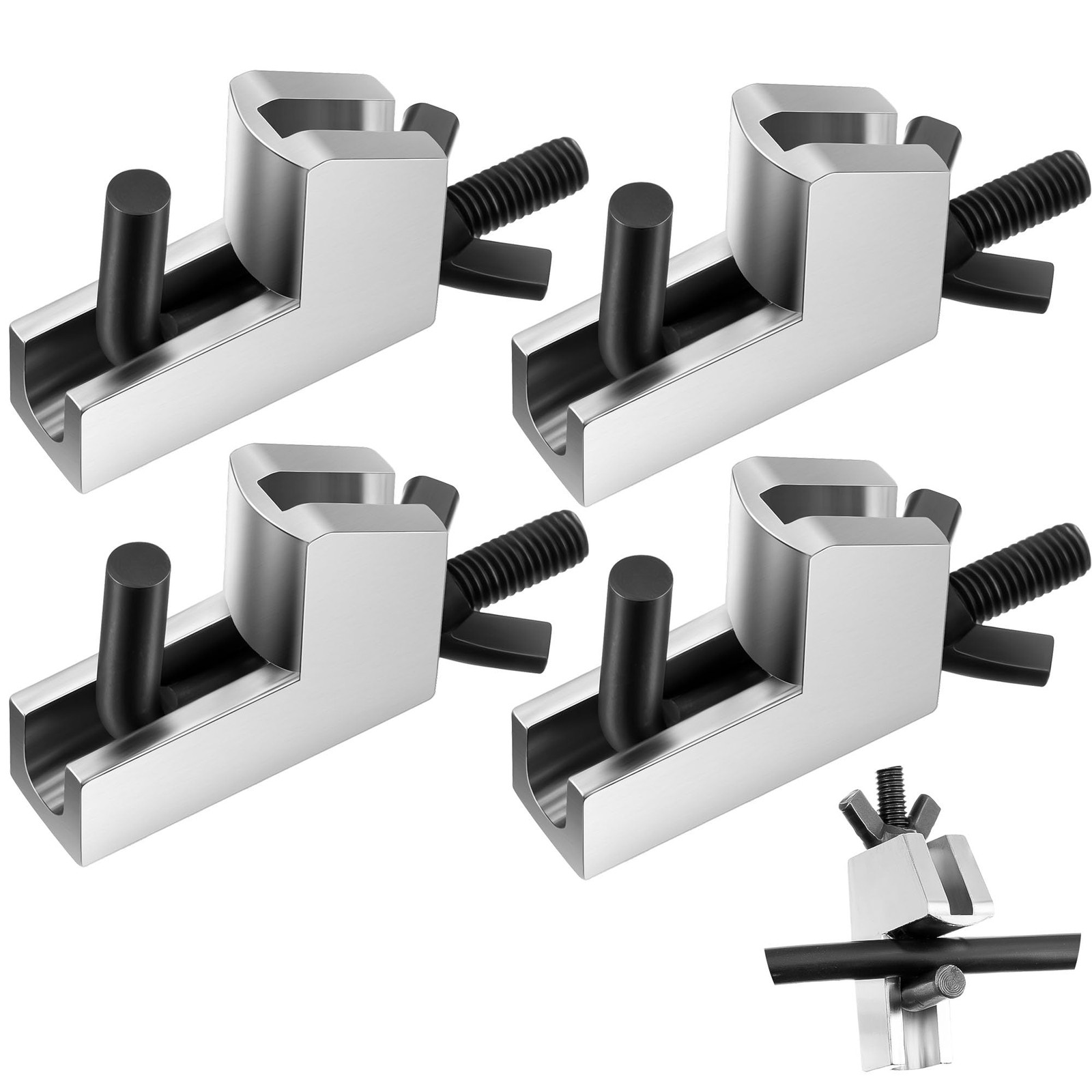 4 Pack Brake Line Clamps, Metal Hose Pinch Pliers, Fuel Line Clamp Suitable f...
