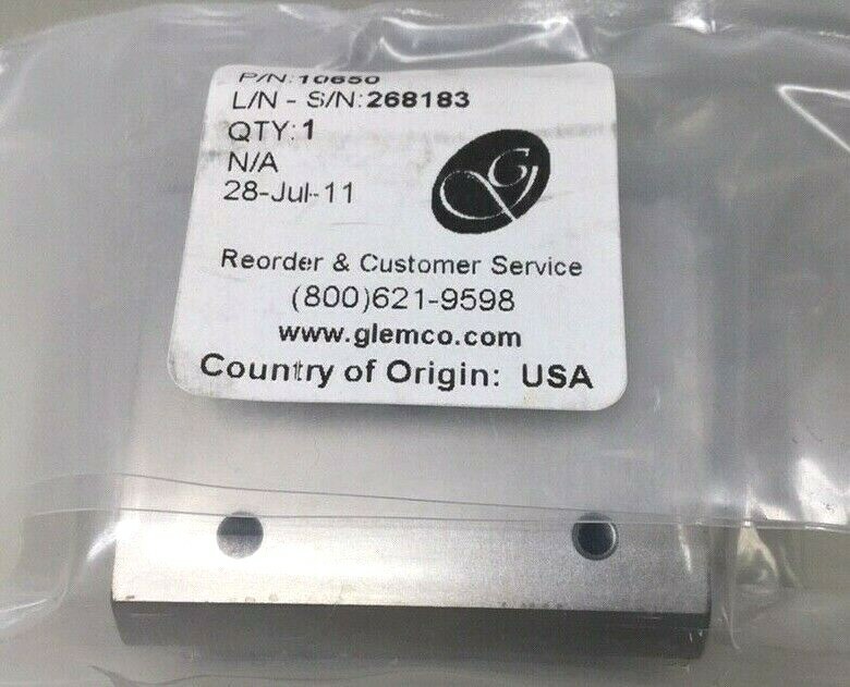 Glemco 10650 Body Arc Chamber Stainless Setech MR00063252