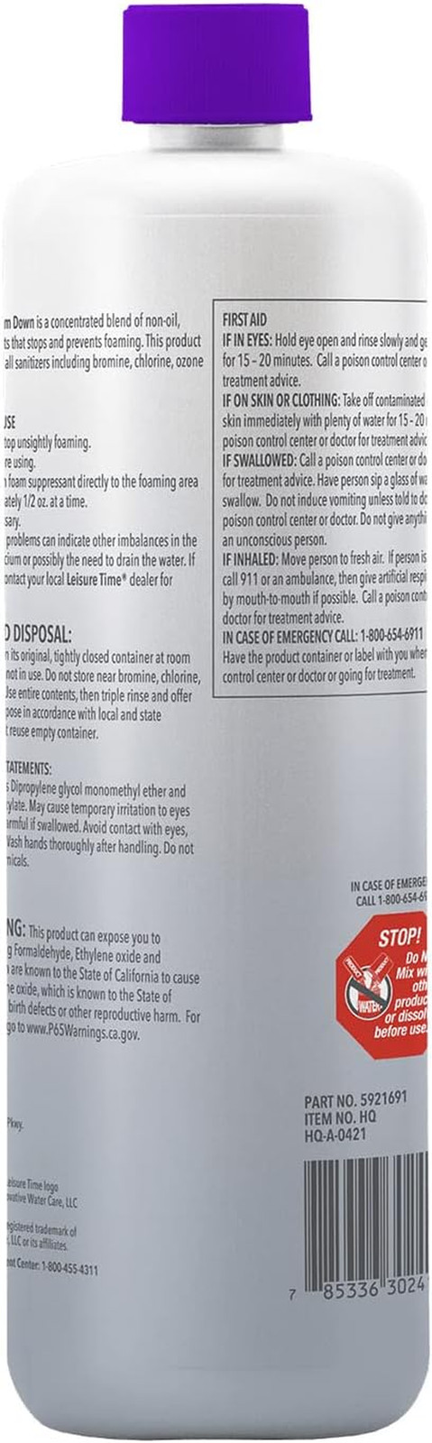 Leisure Time A-02-A Bright and Clear, 1-Quart, 2-Pack