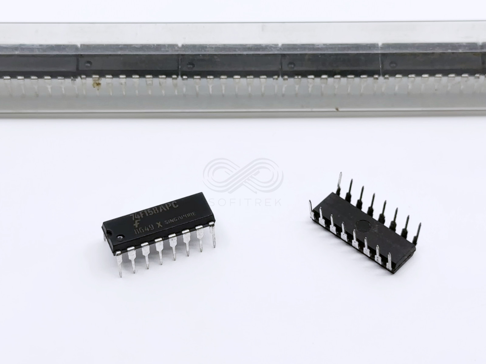 5PCS 74F158APC Fairchild Quad 2:1 Multiplexer Inverting TTL 5V DIP-16 Logic IC