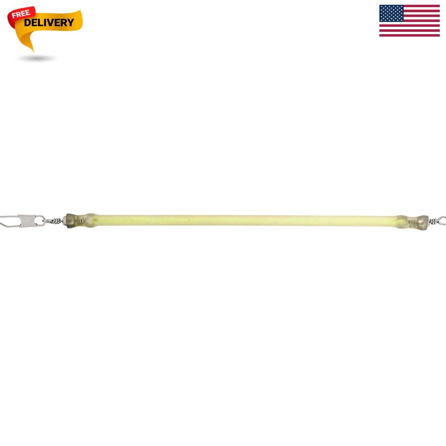 Trout Rubber Snubber Heavy Flex 6-1/2" - 2 Pack for Ultimate Fishing Precision