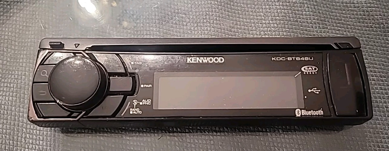 KENWOOD Faceplate Tested- Guaranteed To Work.FREE SHIPPING. KENWOOD KDC-BT848U.