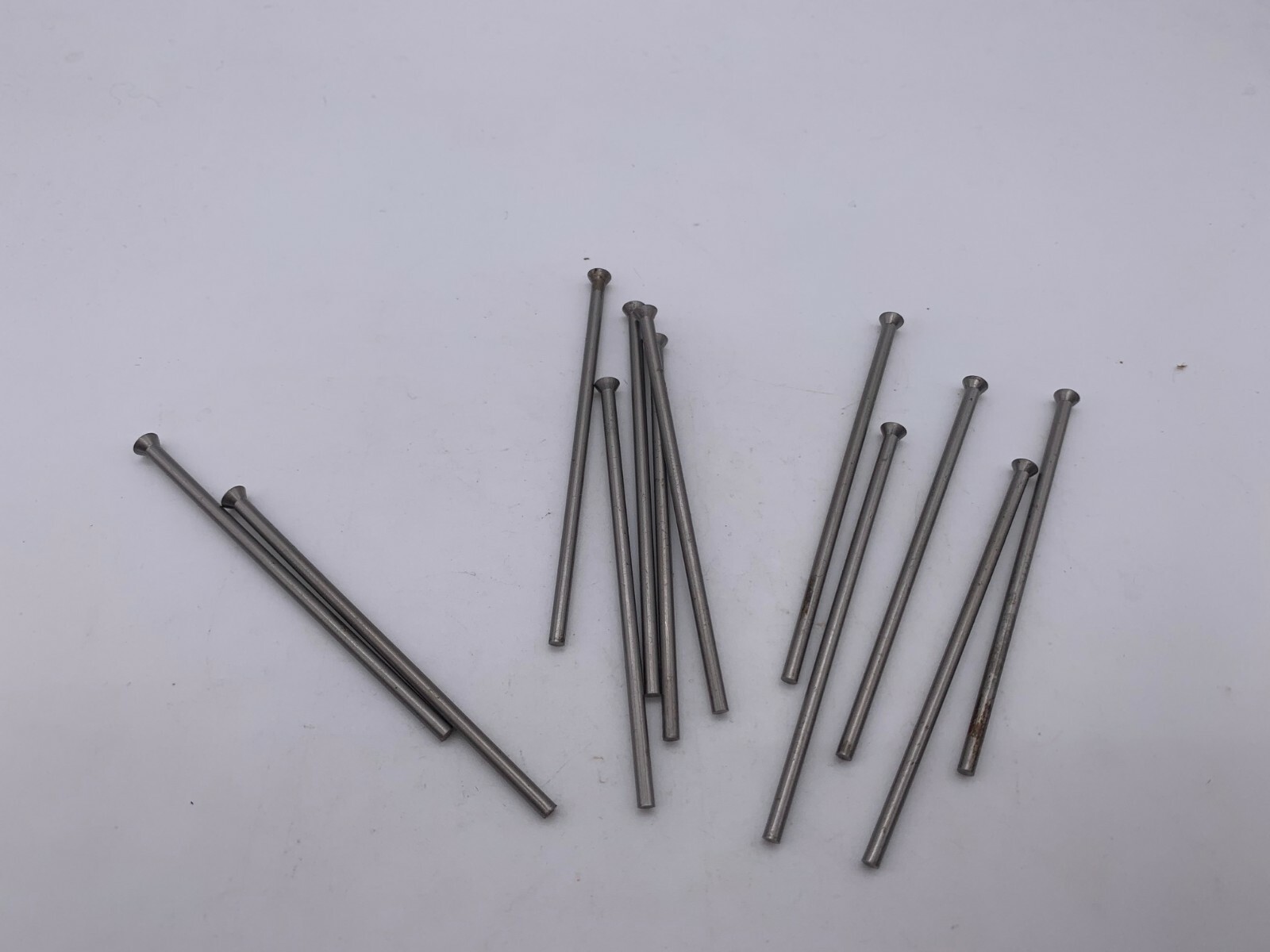 Royal .089"X 2-1/2"  Long Bevel Headed High Speed Steel Punches, Lot of 12