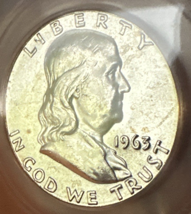 1963 Franklin Half Dollar MS64 FBL ICGp