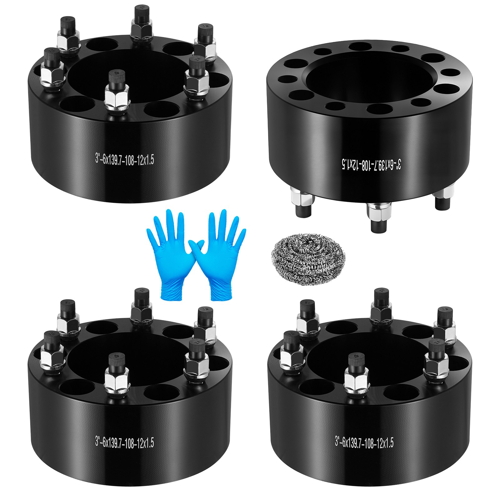1" / 2" / 3" 6x5.5 Wheel Spacers for Toyota Tacoma 4Runner Tundra FJ Cruiser